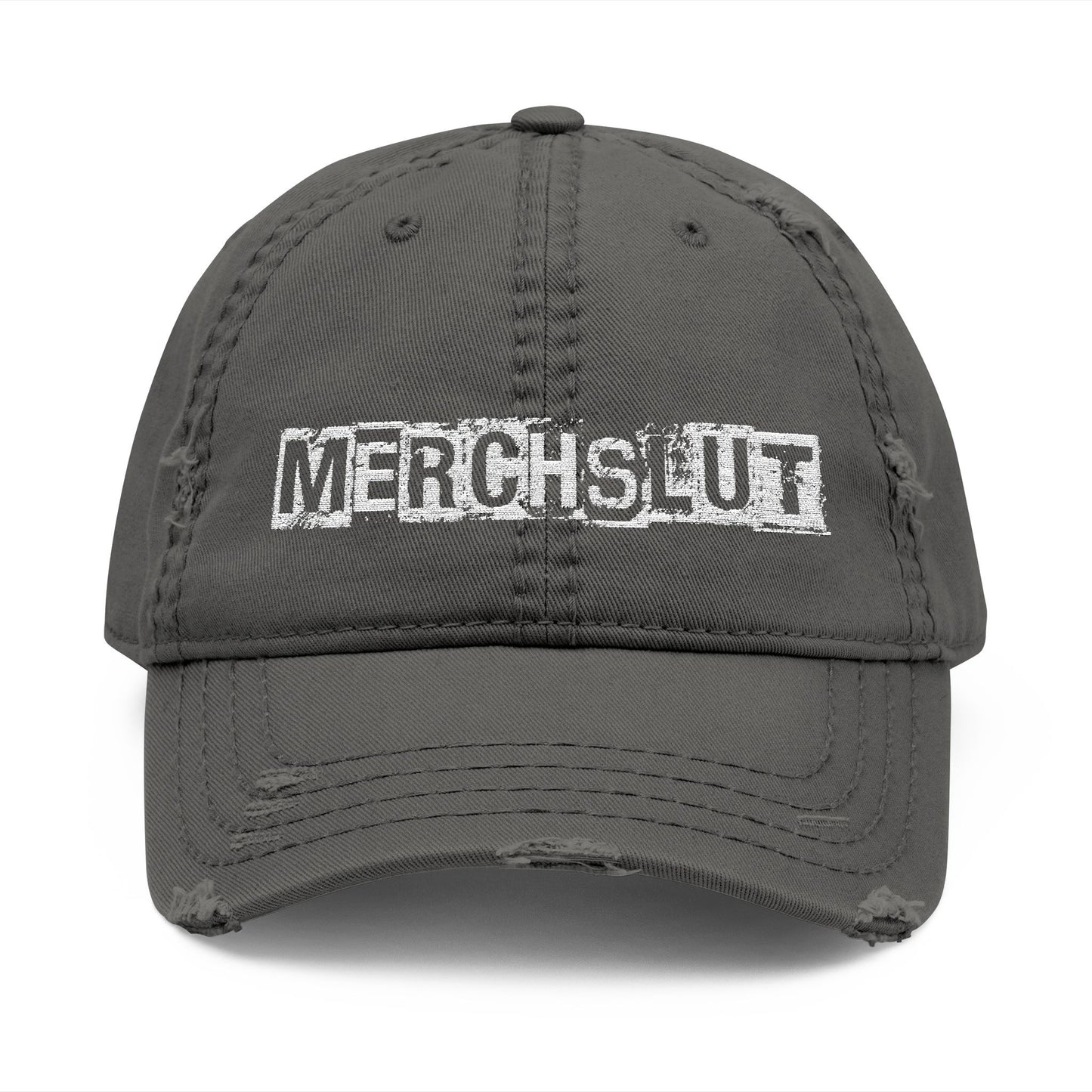Distressed Dad Hat - MERCHSLUT Embroidered Cap