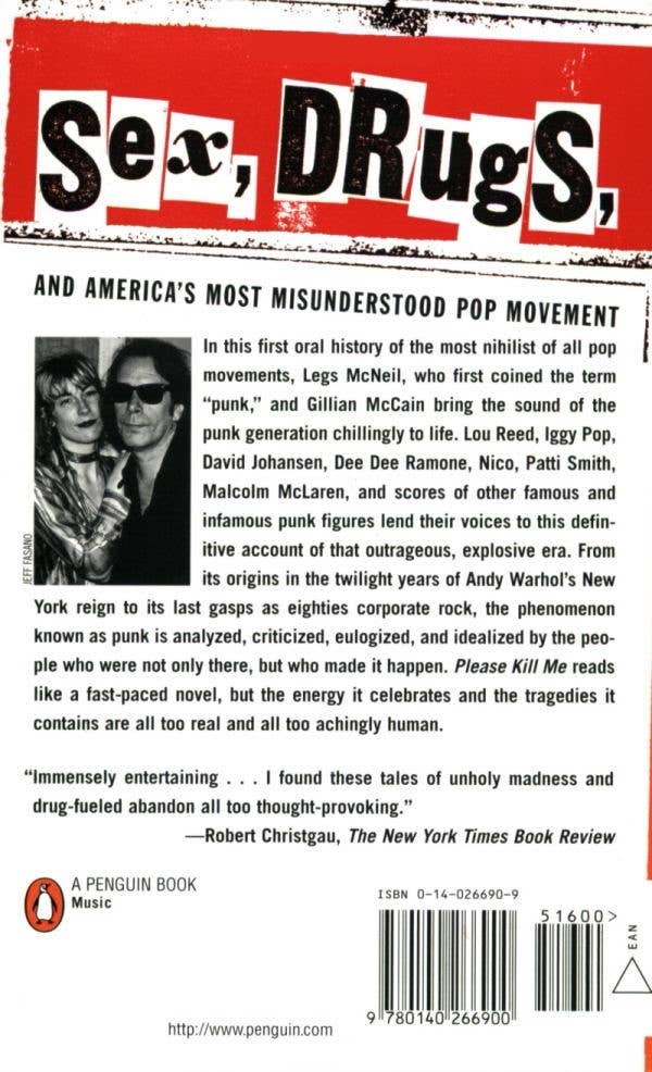 Microcosm Publishing & Distribution - Please Kill Me: The Uncensored Oral History of Punk