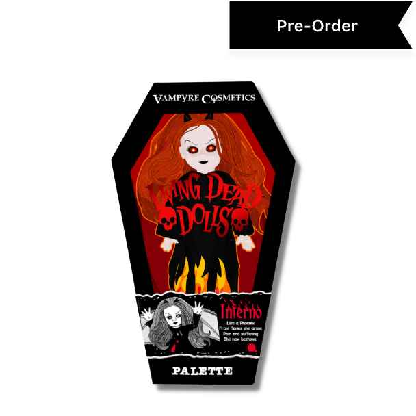 Vampyre Cosmetics LLC - LIVING DEAD DOLLS: INFERNO Palette