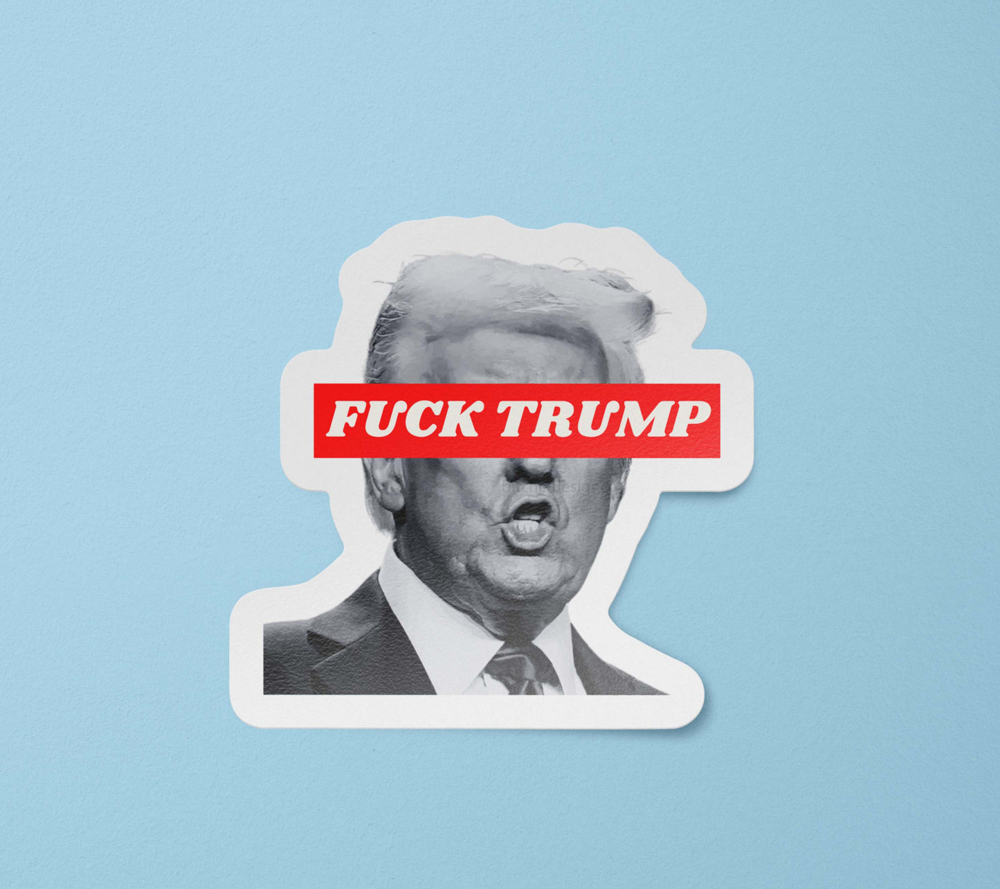 BitchinDesignCo - Fuck Trump | Punch Nazis Decal | Anti Trump