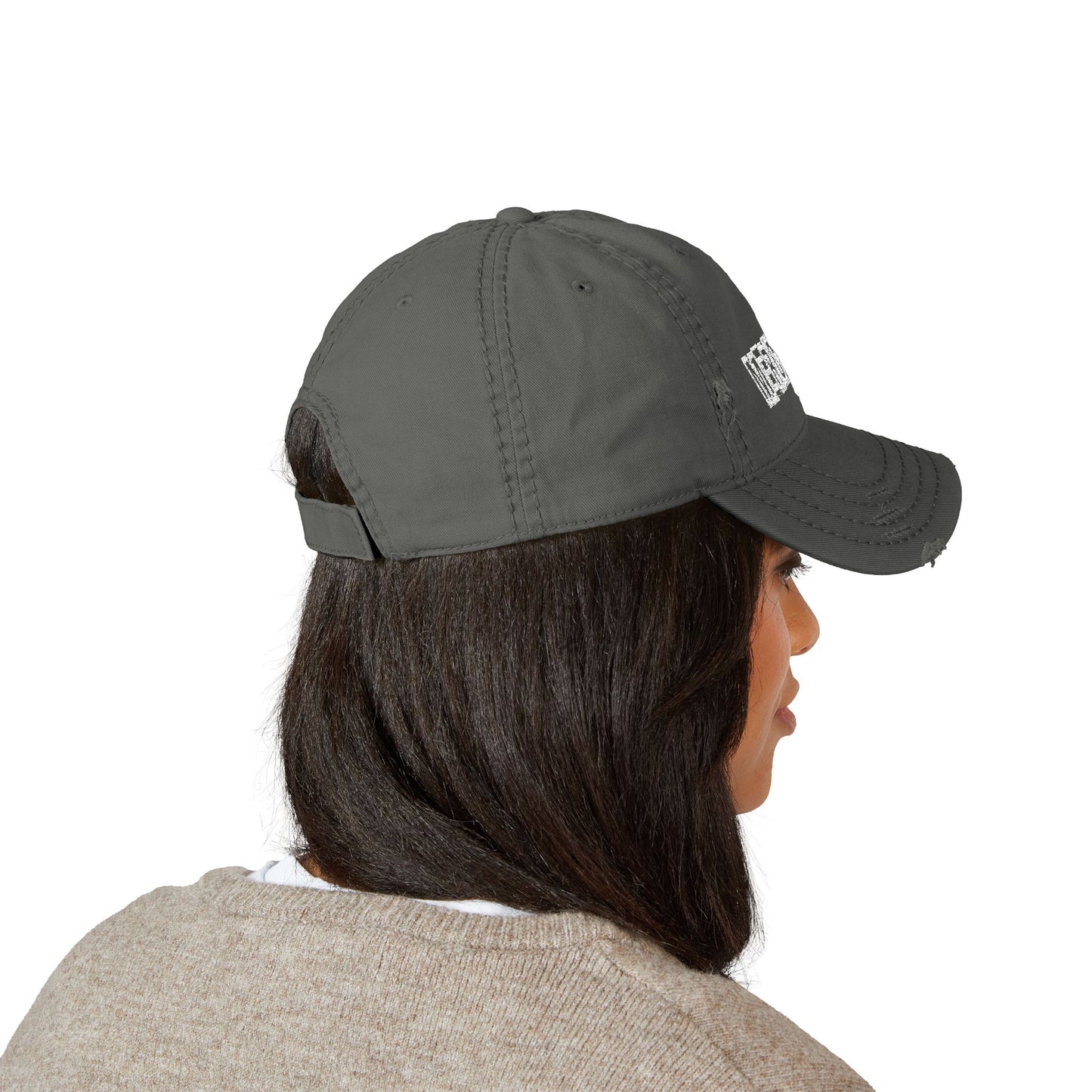 Distressed Dad Hat - MERCHSLUT Embroidered Cap
