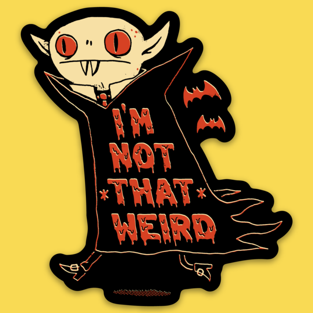 Wicked Clothes - 'I'm Not That Weird' Sticker