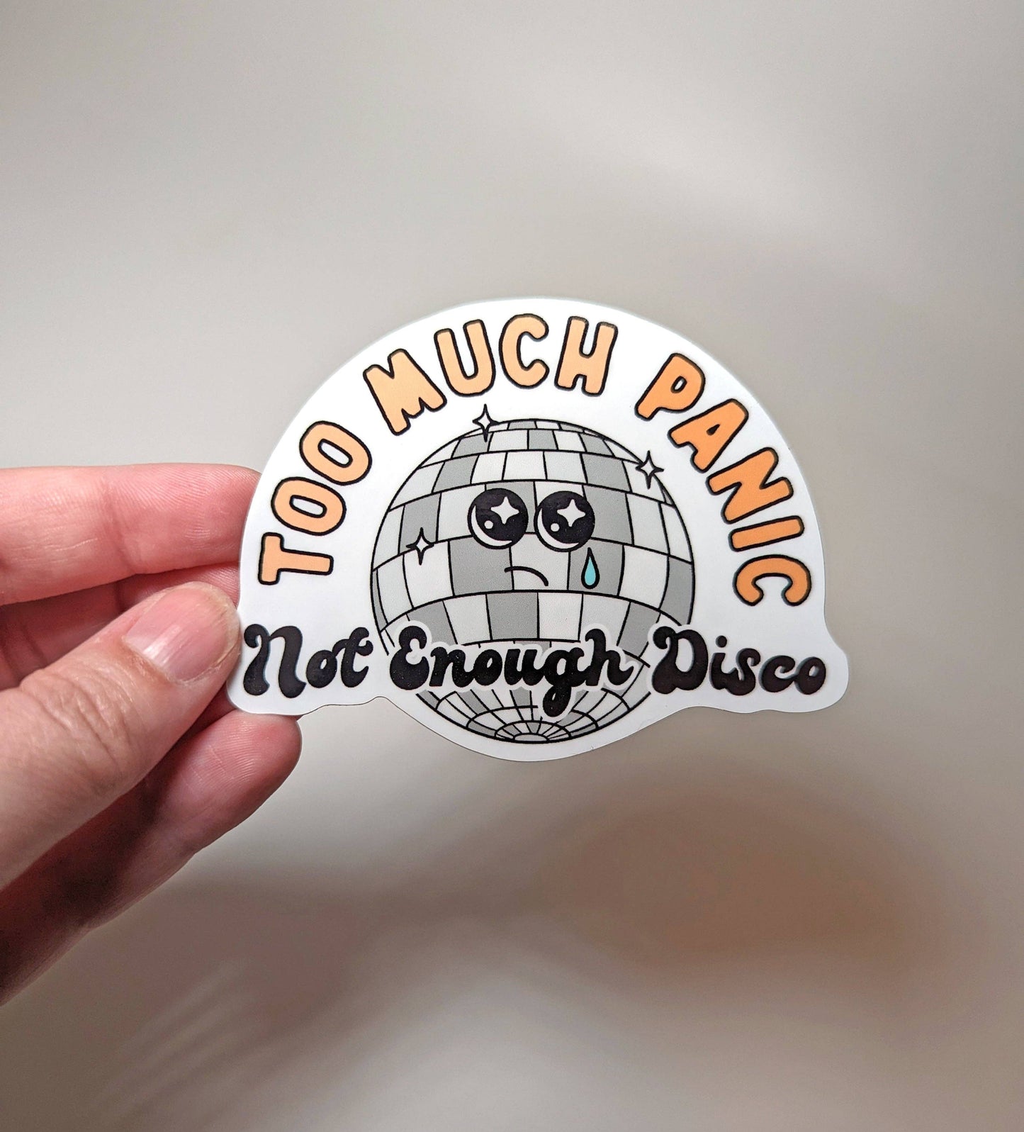 All That Raaz - Too Much Panic Not Enough Disco Sticker