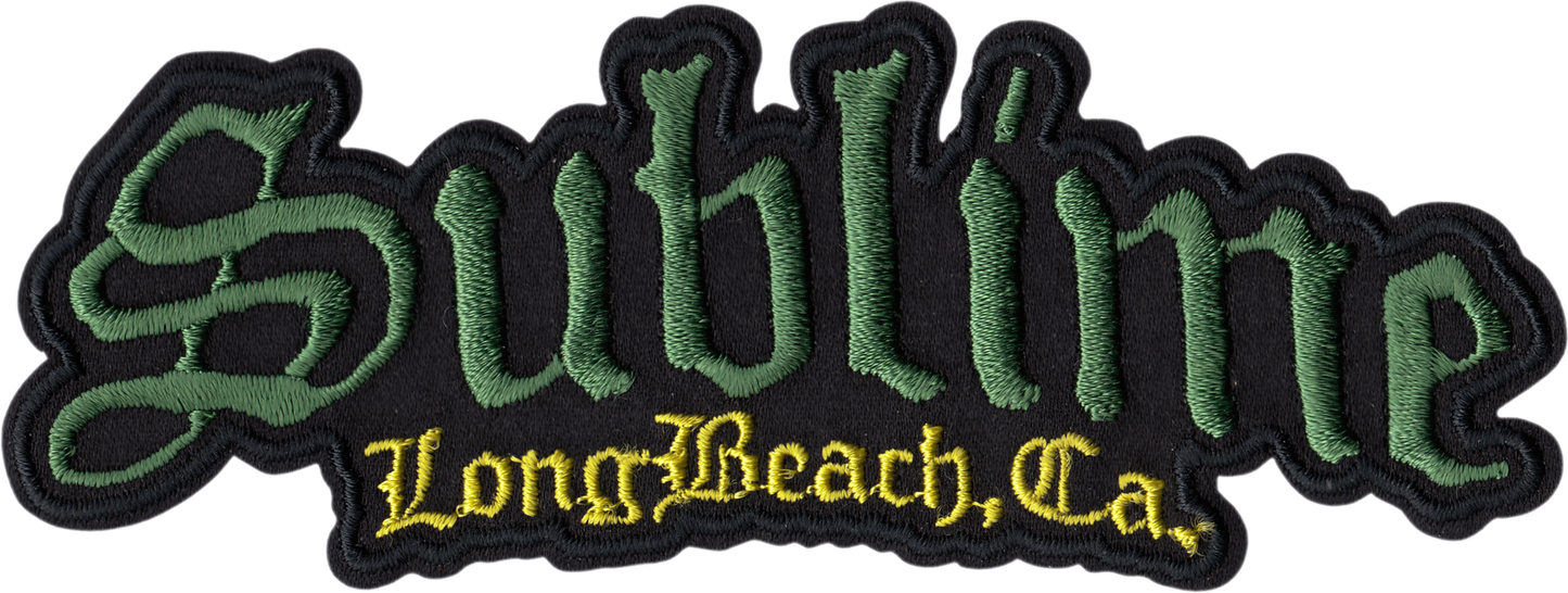 Square Deal Recordings & Supplies - Patch - Sublime - "Long Beach, CA" Logo