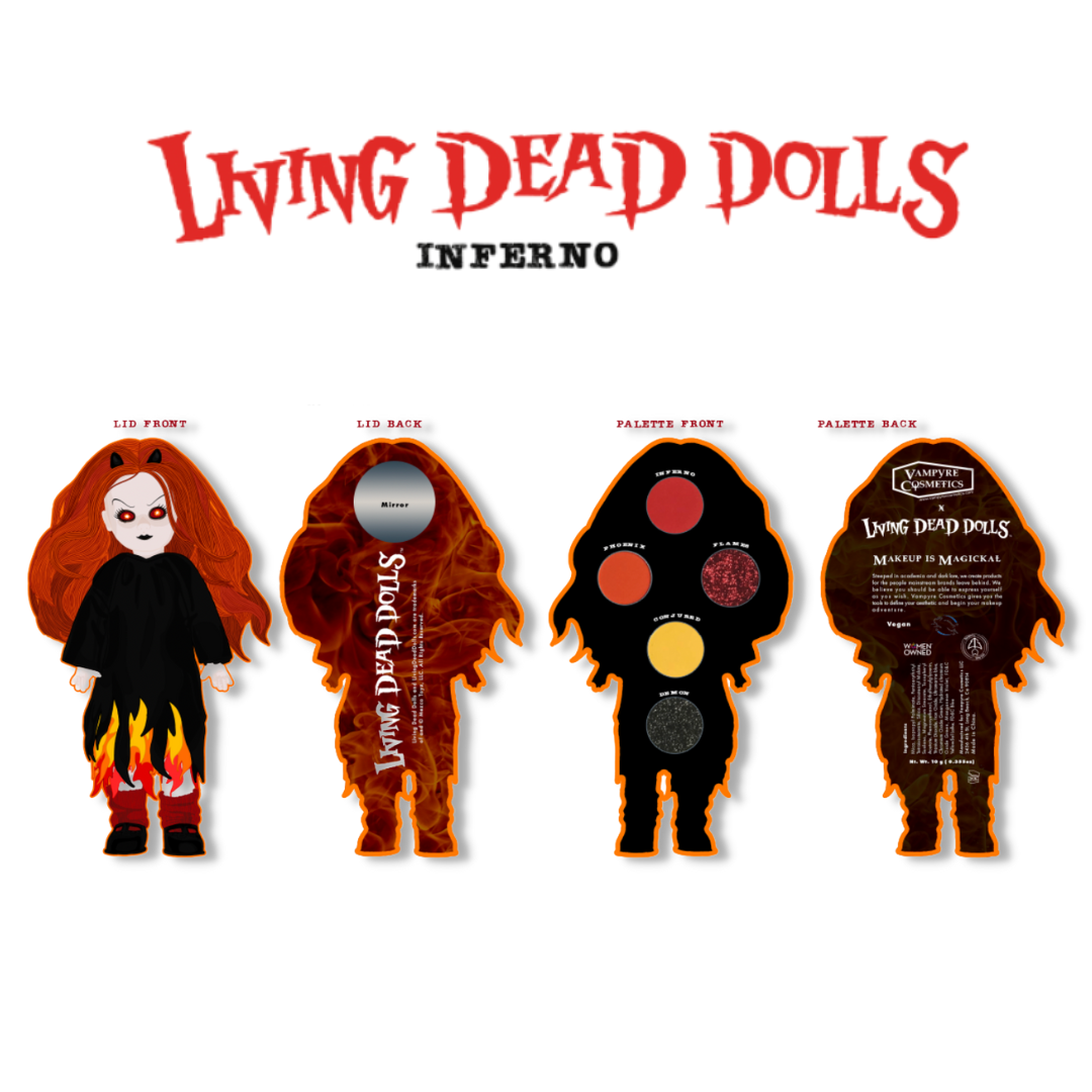 Vampyre Cosmetics LLC - LIVING DEAD DOLLS: INFERNO Palette