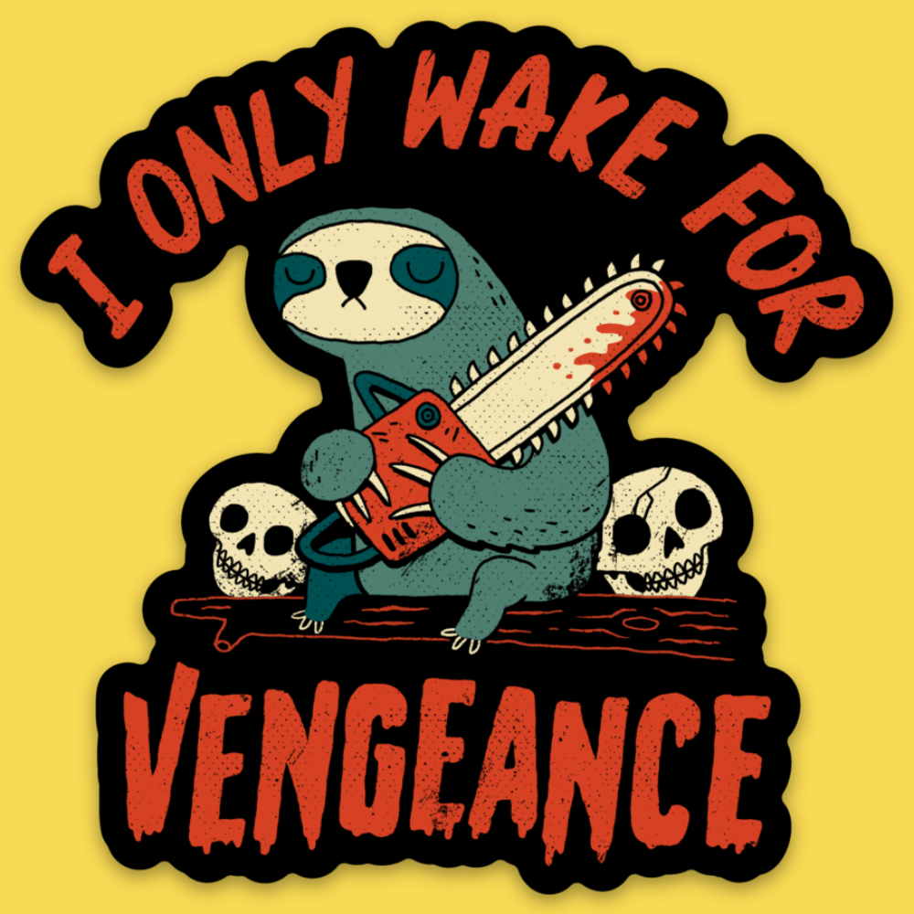 Wicked Clothes - 'Wake For Vengeance' Sticker