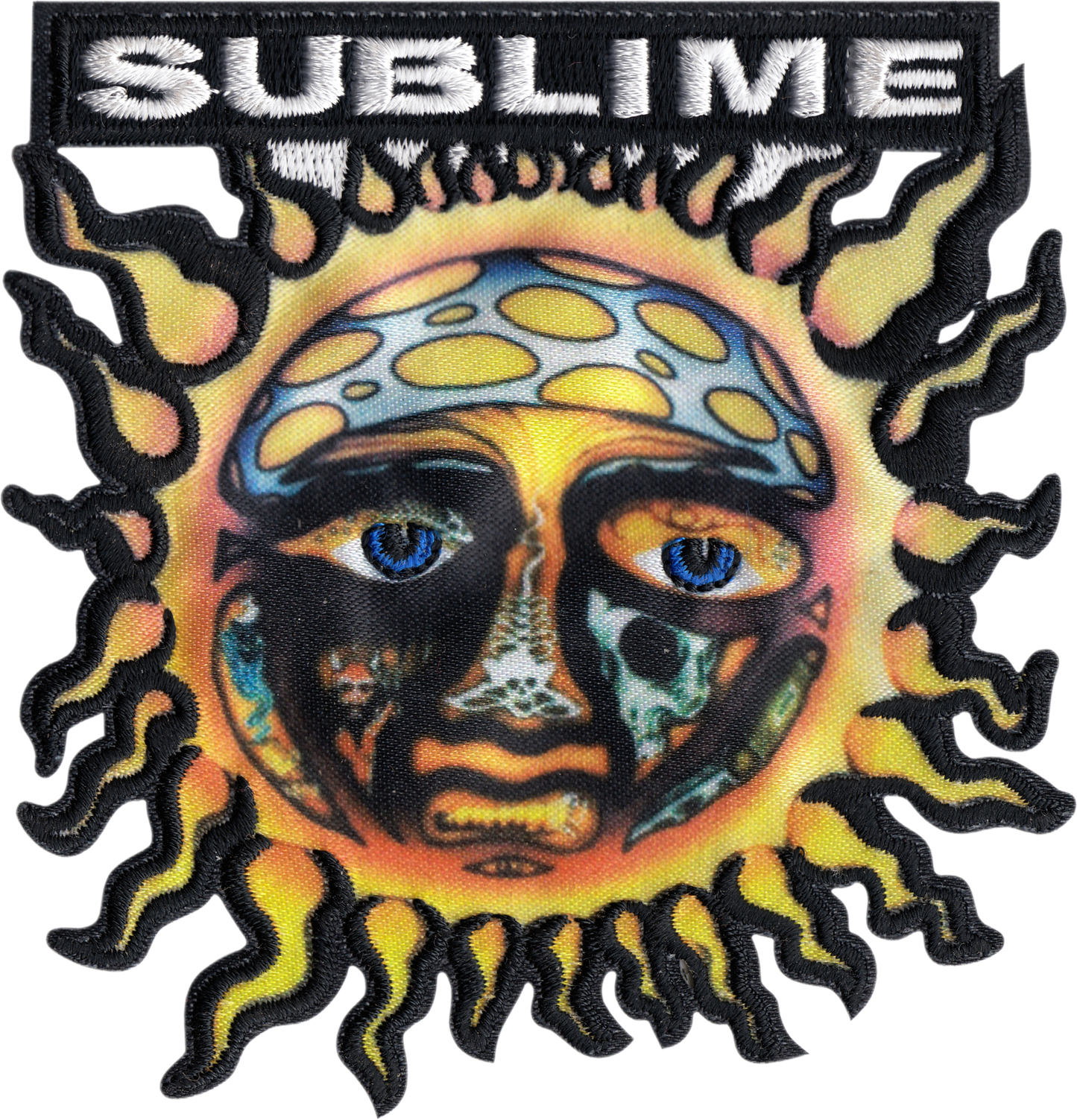 Square Deal Recordings & Supplies - Patch - Sublime - Sun Logo