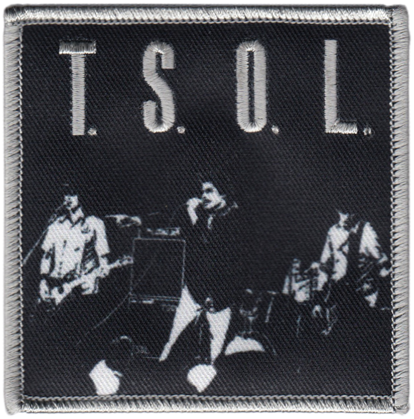 Square Deal Recordings & Supplies - Patch - T.S.O.L. - 1981 EP Cover Art