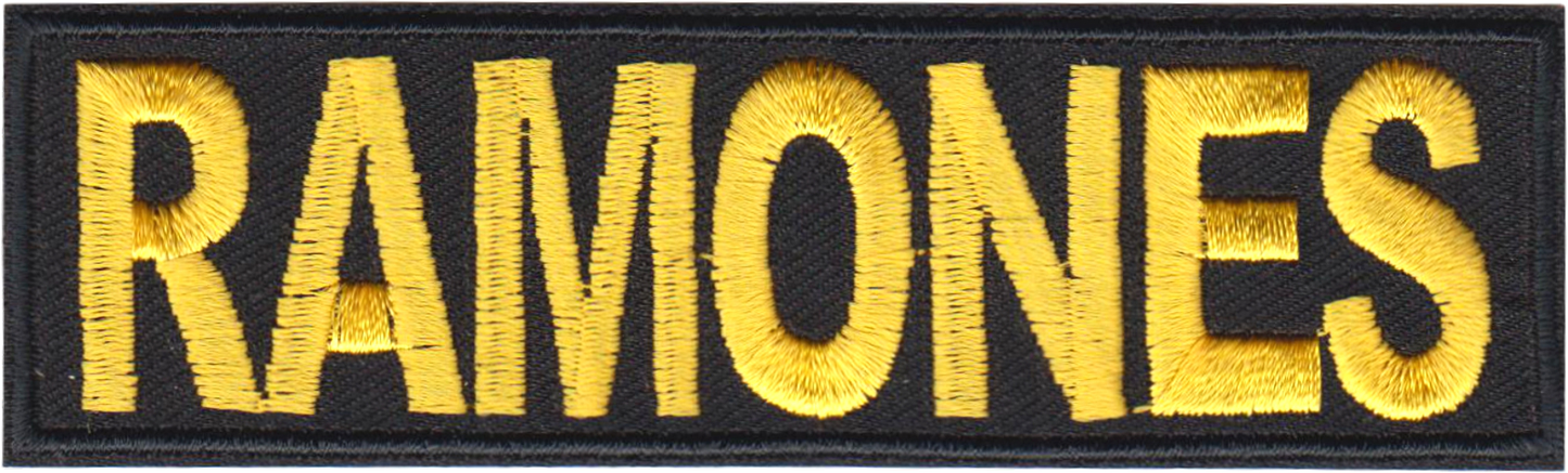 Square Deal Recordings & Supplies - Patch - The Ramones - Yellow Logo