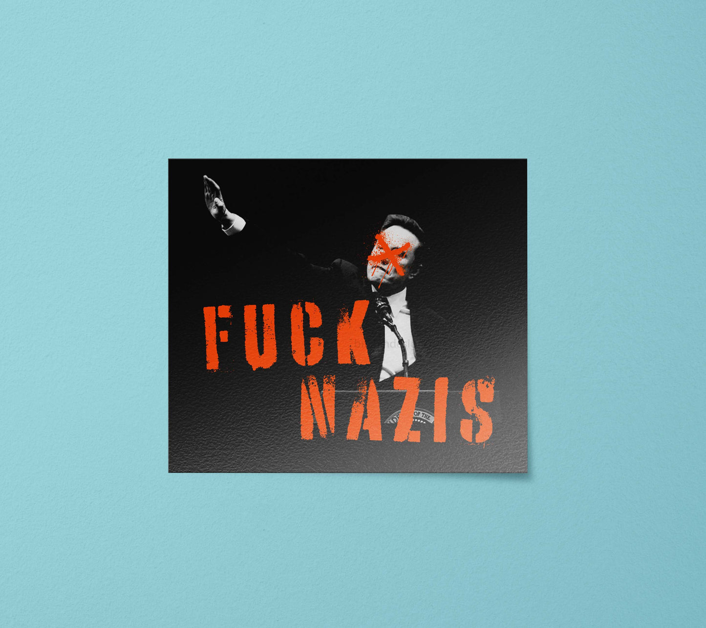 BitchinDesignCo - Fuck Nazis Sticker | Elon Musk Decal | Anti Trump