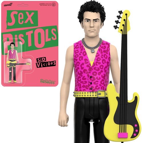 Sex Pistols Sid Vicious (Never Mind the Bollocks) 3 3/4-inch ReAction merchslut Sex Pistols Sid Vicious (Never Mind the Bollocks) 3 3/4-inch ReAction merchslut