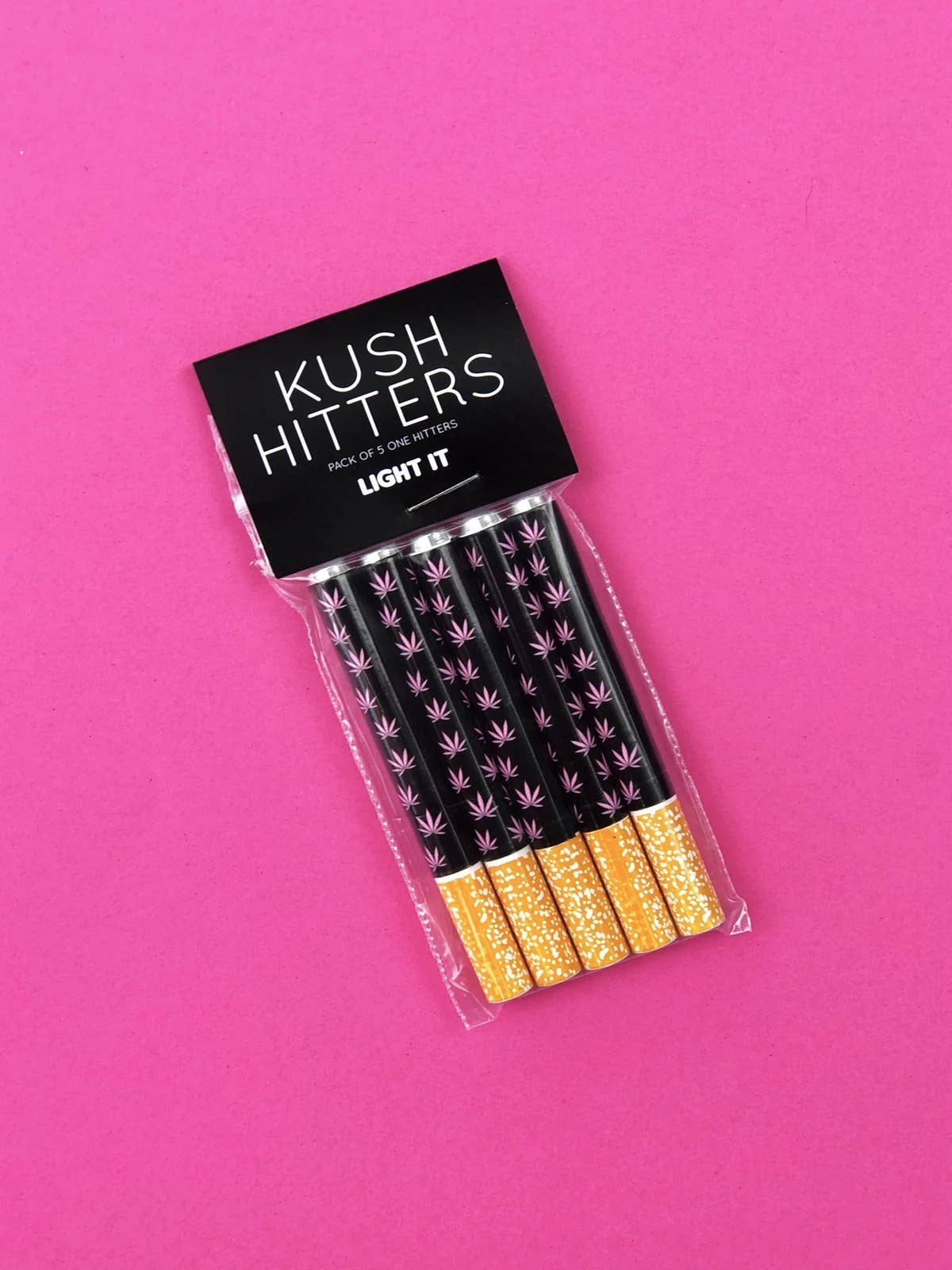 KushKards - Black/Pink One Hitter Pack of 5