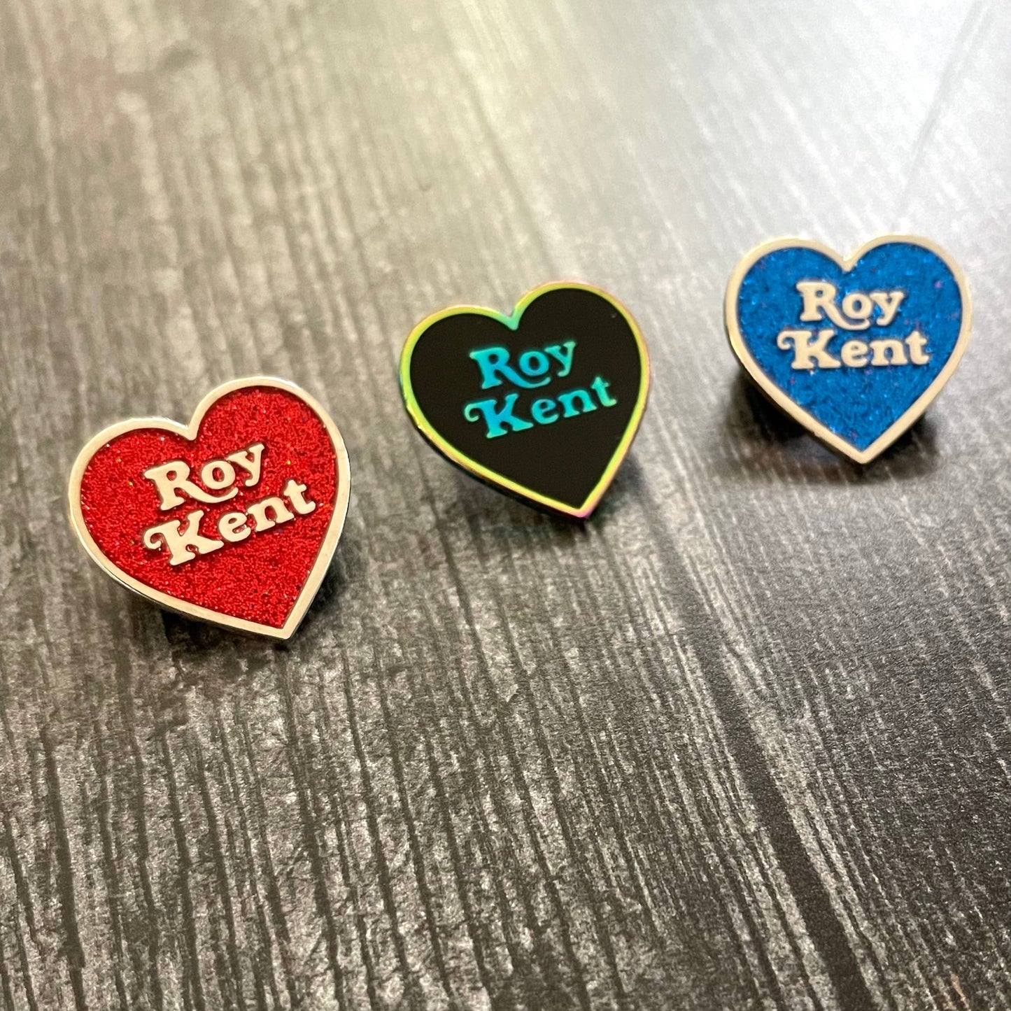 The Silver Spider - Roy Kent Heart Enamel Lapel Pin Ted Lasso