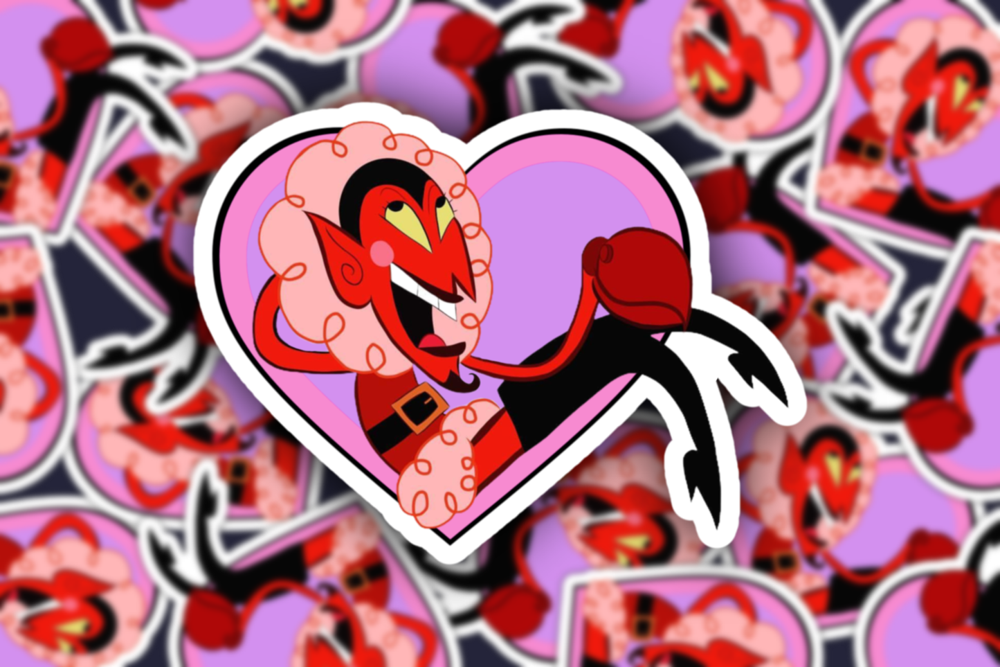 Sticker Babe - Powerpuff Girls Sticker - Him Villain Heart