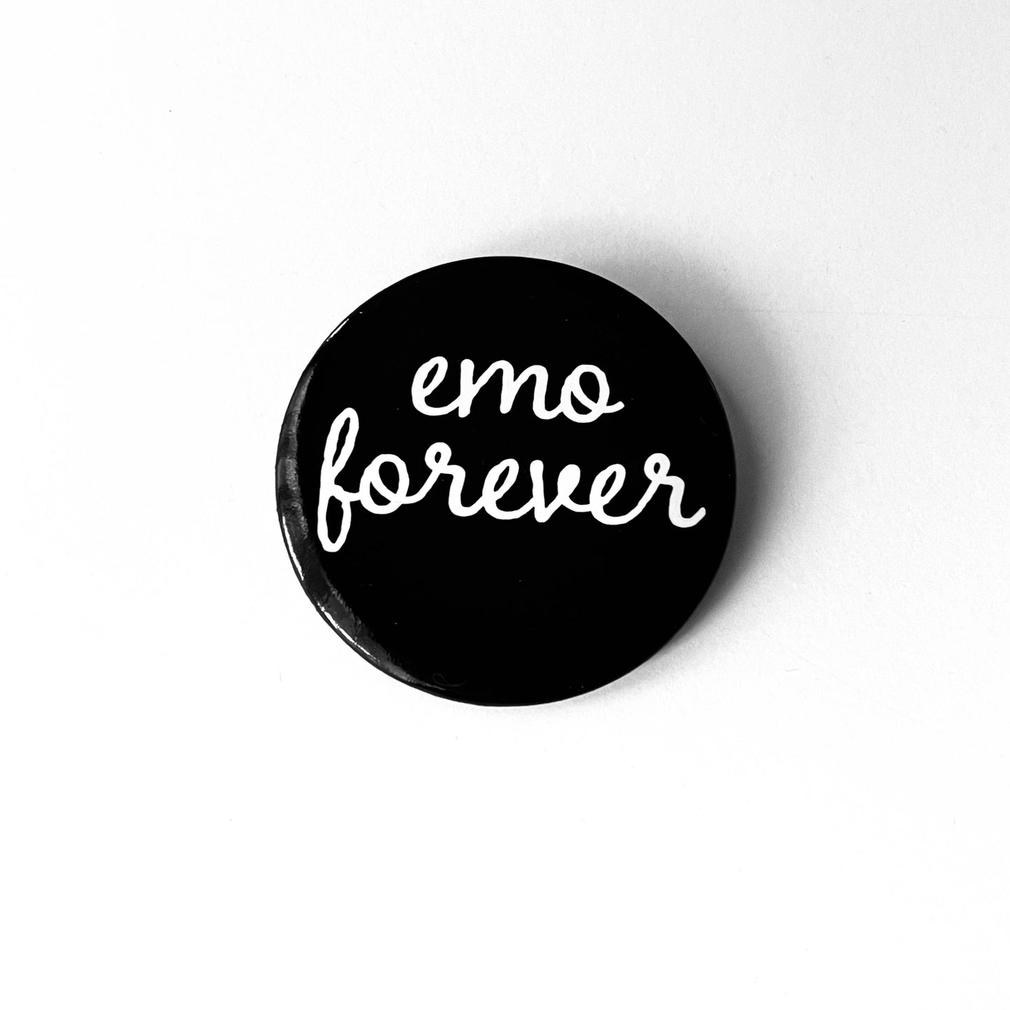 The Silver Spider - Emo forever retro style Pinback button pin scene queen