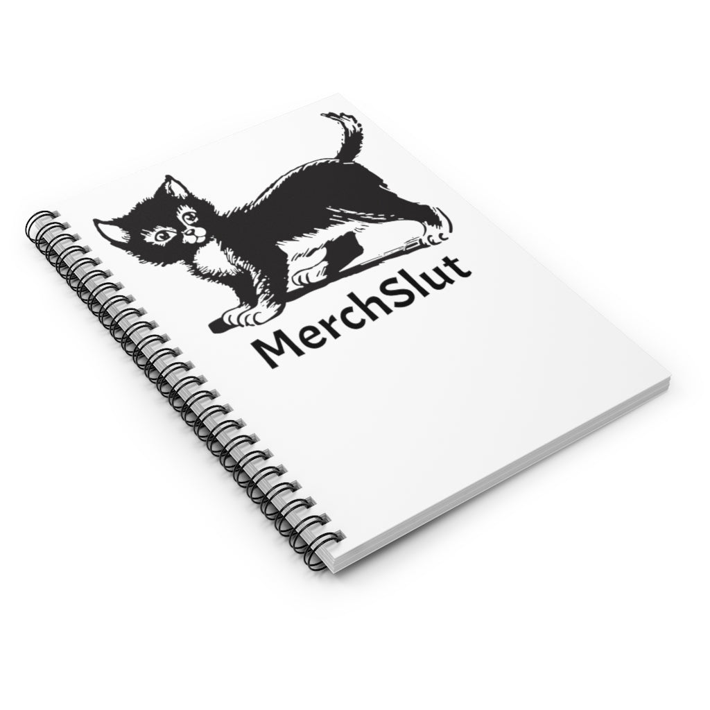MerchSlut Spiral Notebook - Ruled Line
