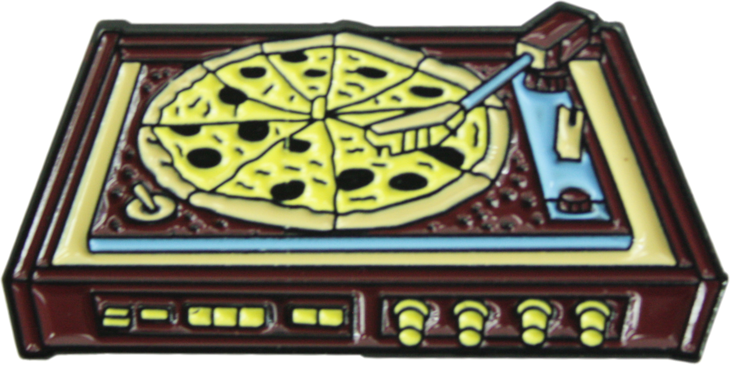 Enamel Pin - Pizza Turntable