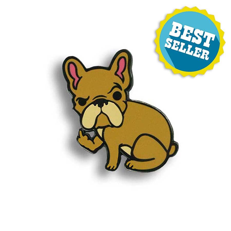 Trixie & Milo - Enamel Pin - Rude Frenchie