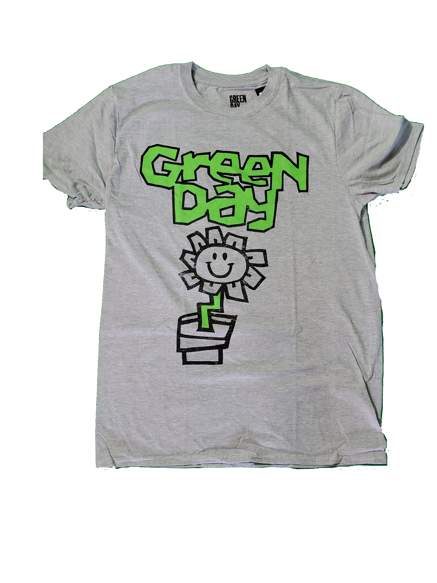 Green Day Unisex Tee: Flower Pot
