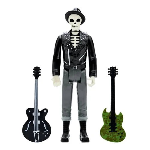 Rancid Punk Skeletim Hat 3 3/4-Inch ReAction Figure