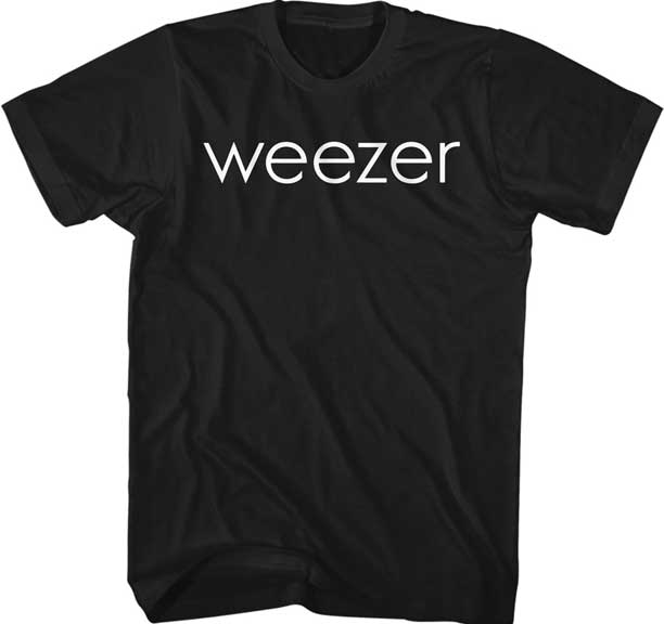 WEEZER - WHT WEEZER LOGO MENS LIGHTWEIGHT T-SHIRT