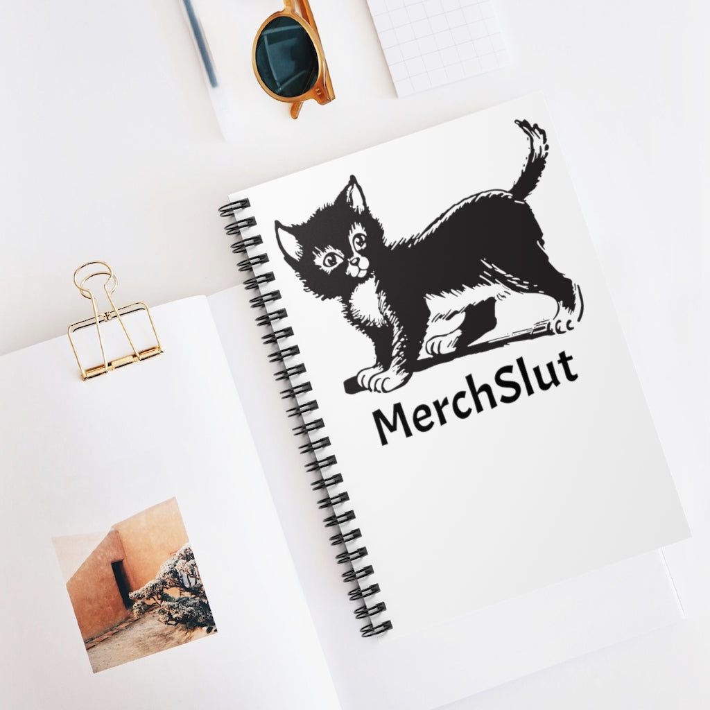 MerchSlut Spiral Notebook - Ruled Line