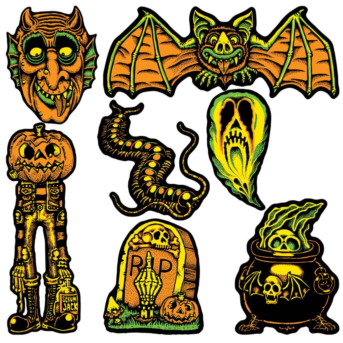 Microcosm Publishing & Distribution - Goblinko Halloween Decorations Set #2