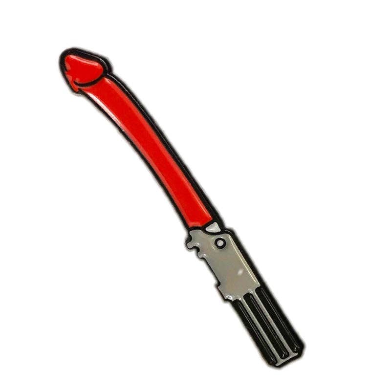 Geeky And Kinky - Dick Saber Enamel Pin