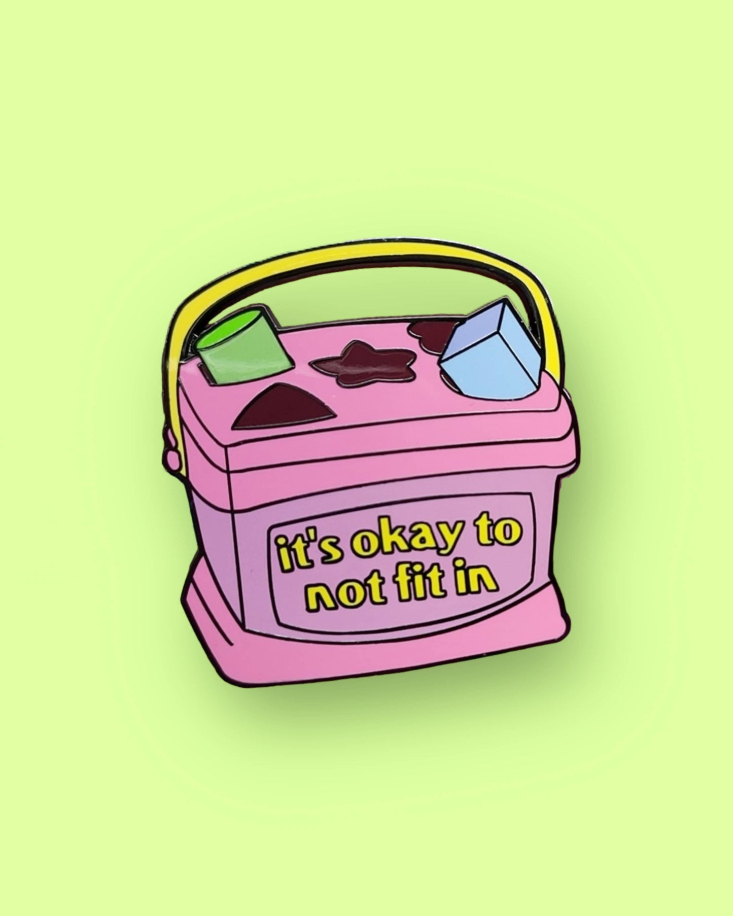 PUSH - It's Okay Enamel Pin