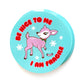 Krystan Saint Cat - Be Nice To Me I Am Fragile Deer Christmas Vinyl Sticker