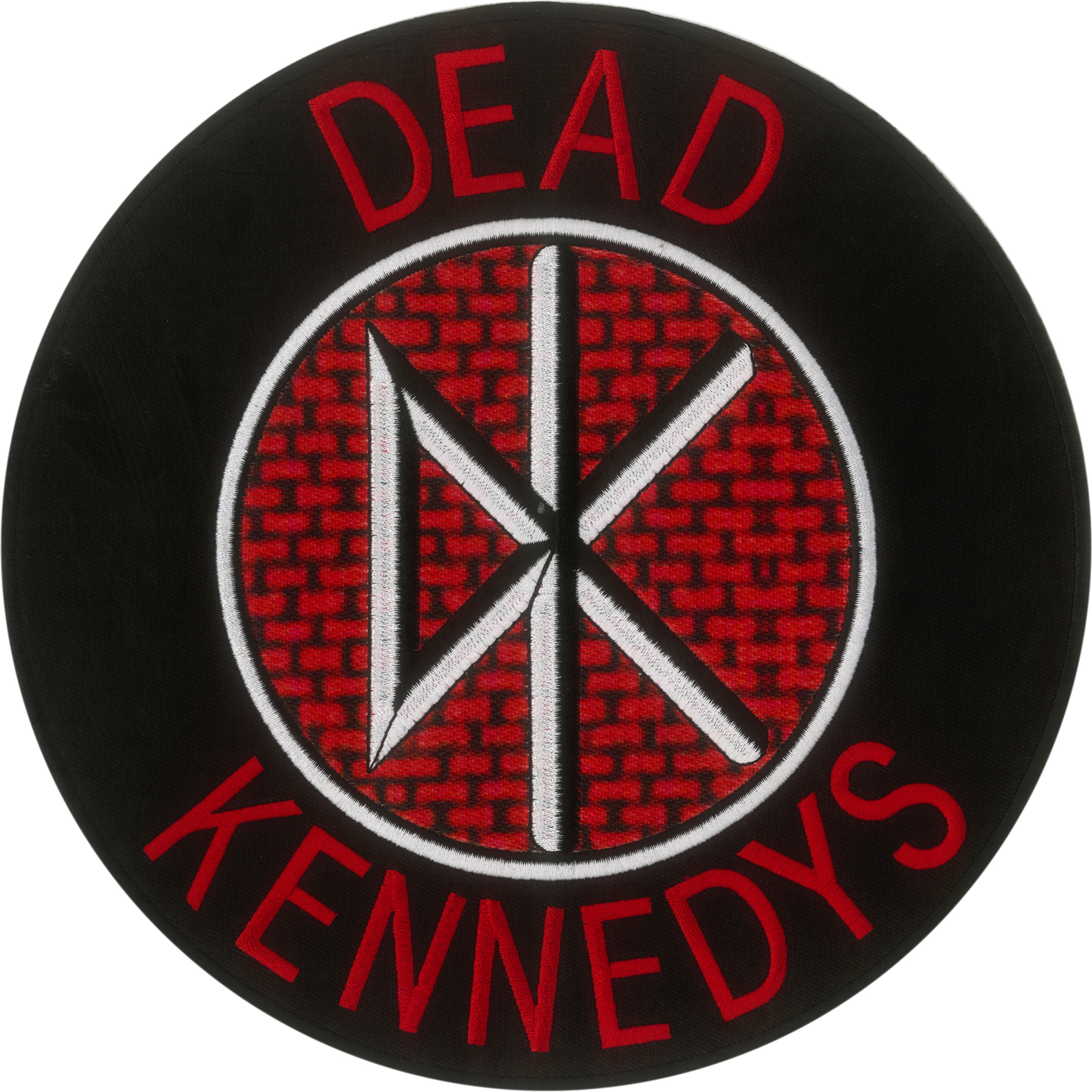 Square Deal Recordings & Supplies - Patch - Dead Kennedys - DK Brick Logo - Two Size Options