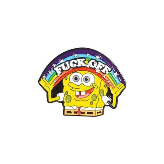 Shady Front - Spongebob "Fuck Off" Enamel Pin
