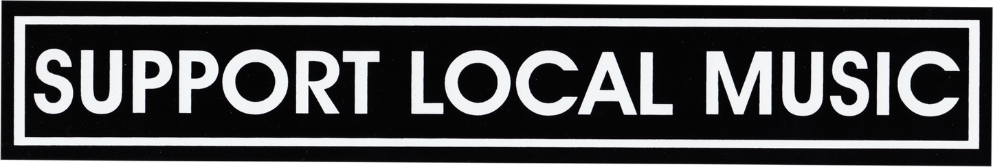 Square Deal Recordings & Supplies - Sticker - "Support Local Music"