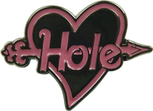 Square Deal Recordings & Supplies - Enamel Pin - Hole - Heart With Arrow Logo