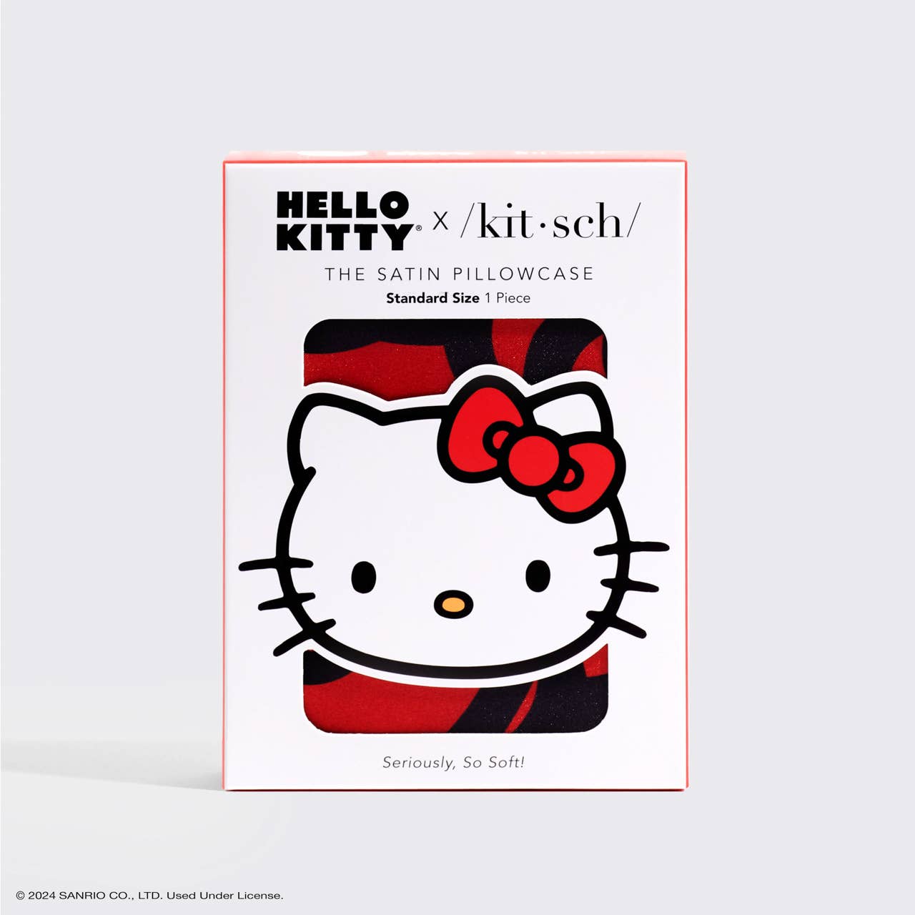 KITSCH - Hello Kitty x Kitsch Pillowcase - Kitty in a Sea of Bows