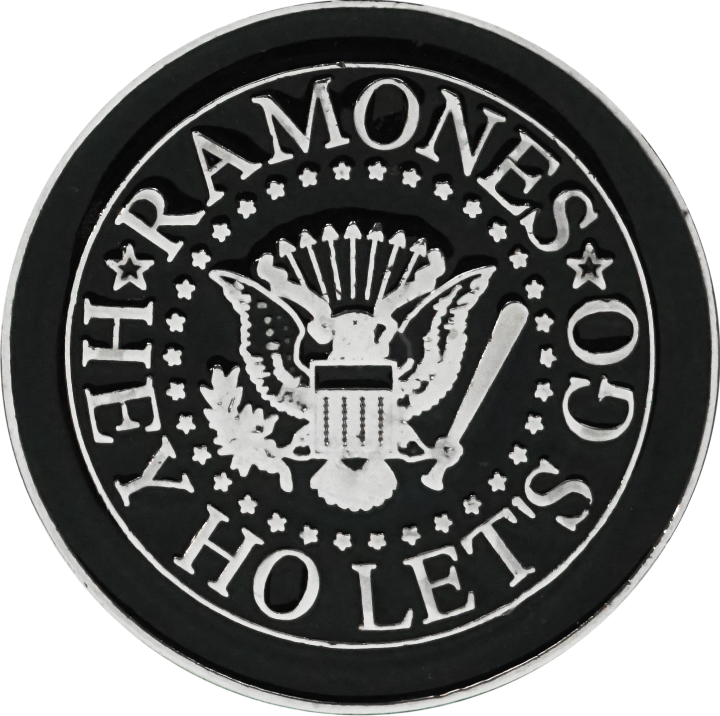 Square Deal Recordings & Supplies - Enamel Pin - The Ramones - Hey Ho Let's Go