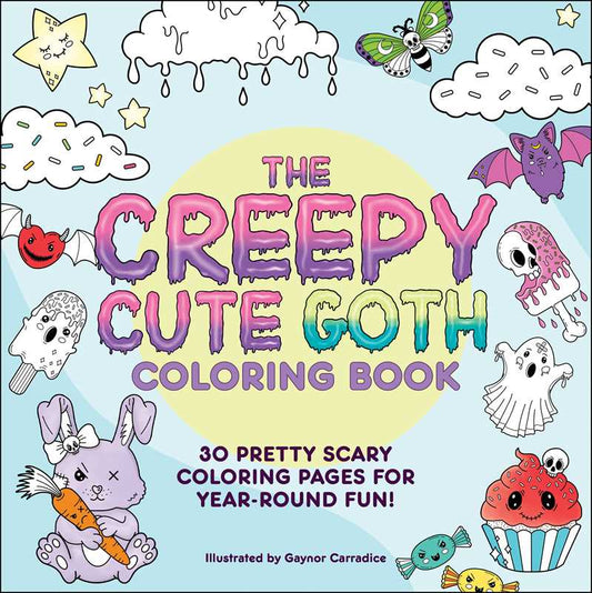Simon & Schuster - Creepy Cute Goth Coloring Book by