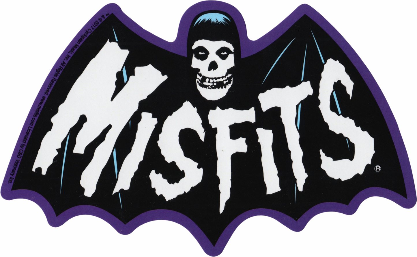 Square Deal Recordings & Supplies - Sticker - Misfits, The - Bat Fiend Logo