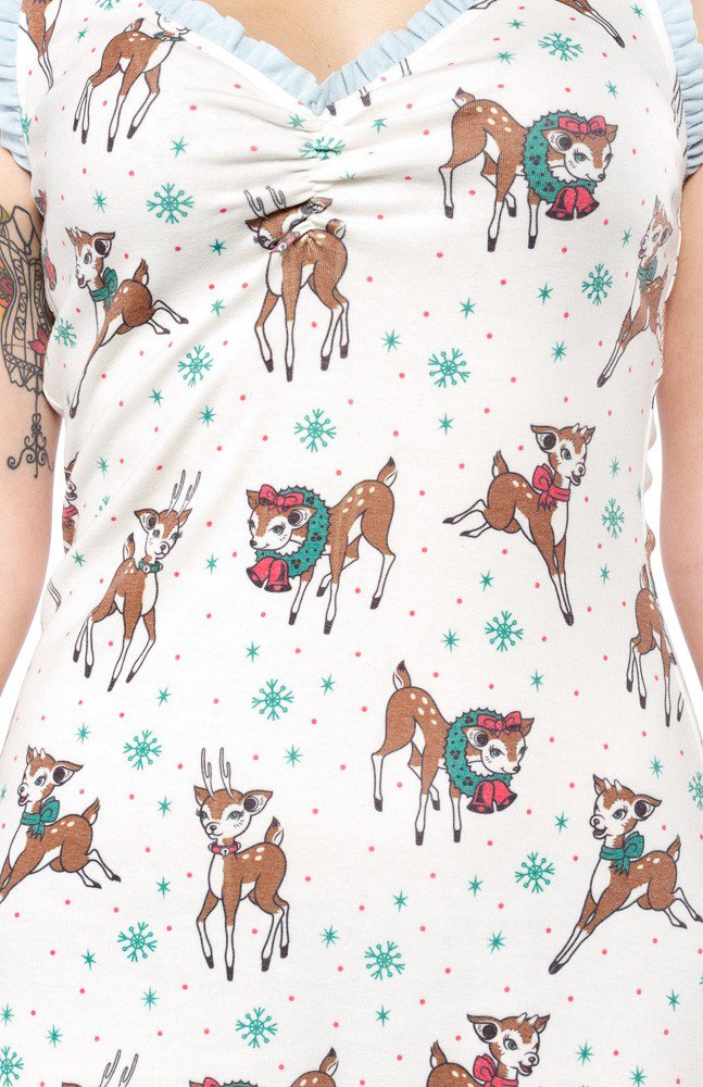 Square Deal Recordings & Supplies - Nightie - Sourpuss - Reindeer Games - 6 Size Options