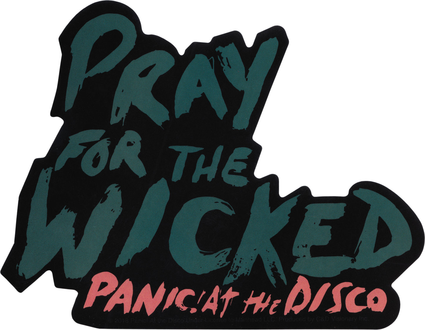 Square Deal Recordings & Supplies - Sticker - Panic! At The Disco - "Pray For The Wicked"