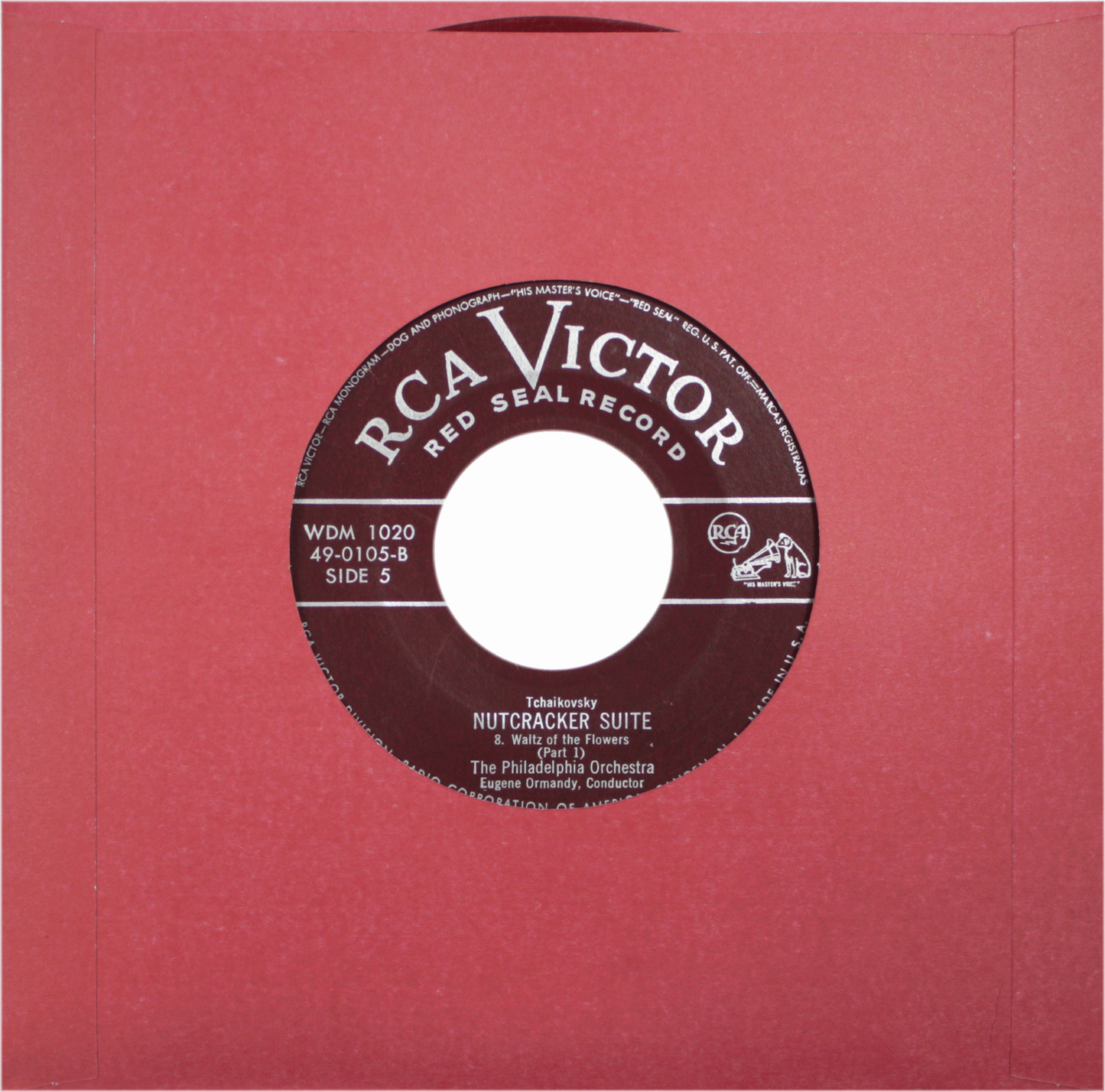 Square Deal Recordings & Supplies - 7" Red Record Inner Sleeves - Super Heavyweight - W/ Hole
