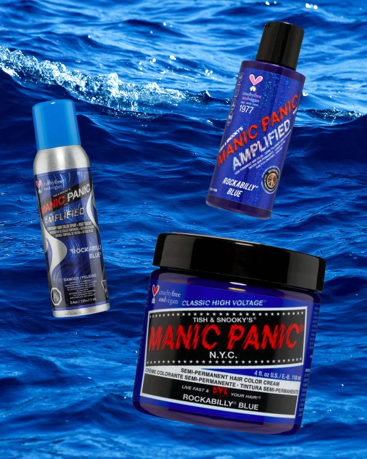 Manic Panic - Rockabilly® Blue - Classic High Voltage®