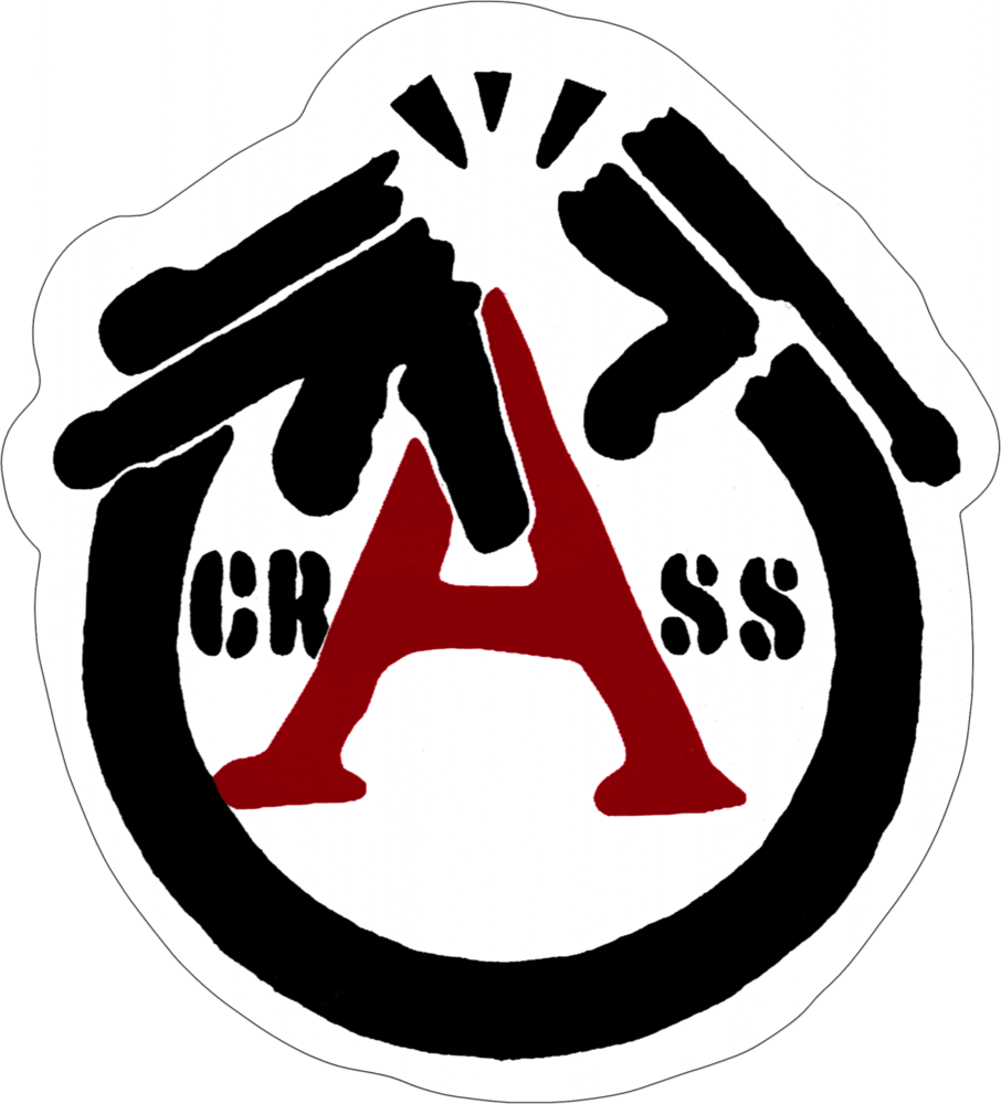 Square Deal Recordings & Supplies - Sticker - Crass - Anarchy And Peace Logo