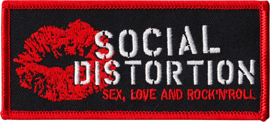 Square Deal Recordings & Supplies - Patch - Social Distortion - "Sex, Love And Rock'N'Roll"