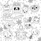 Simon & Schuster - Creepy Cute Goth Coloring Book by