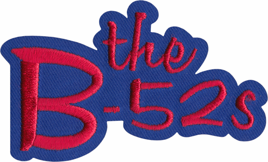 Square Deal Recordings & Supplies - Patch - B-52's, The - Blue And Red Logo