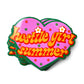 Krystan Saint Cat - Hostile Girl Summer Vinyl Sticker