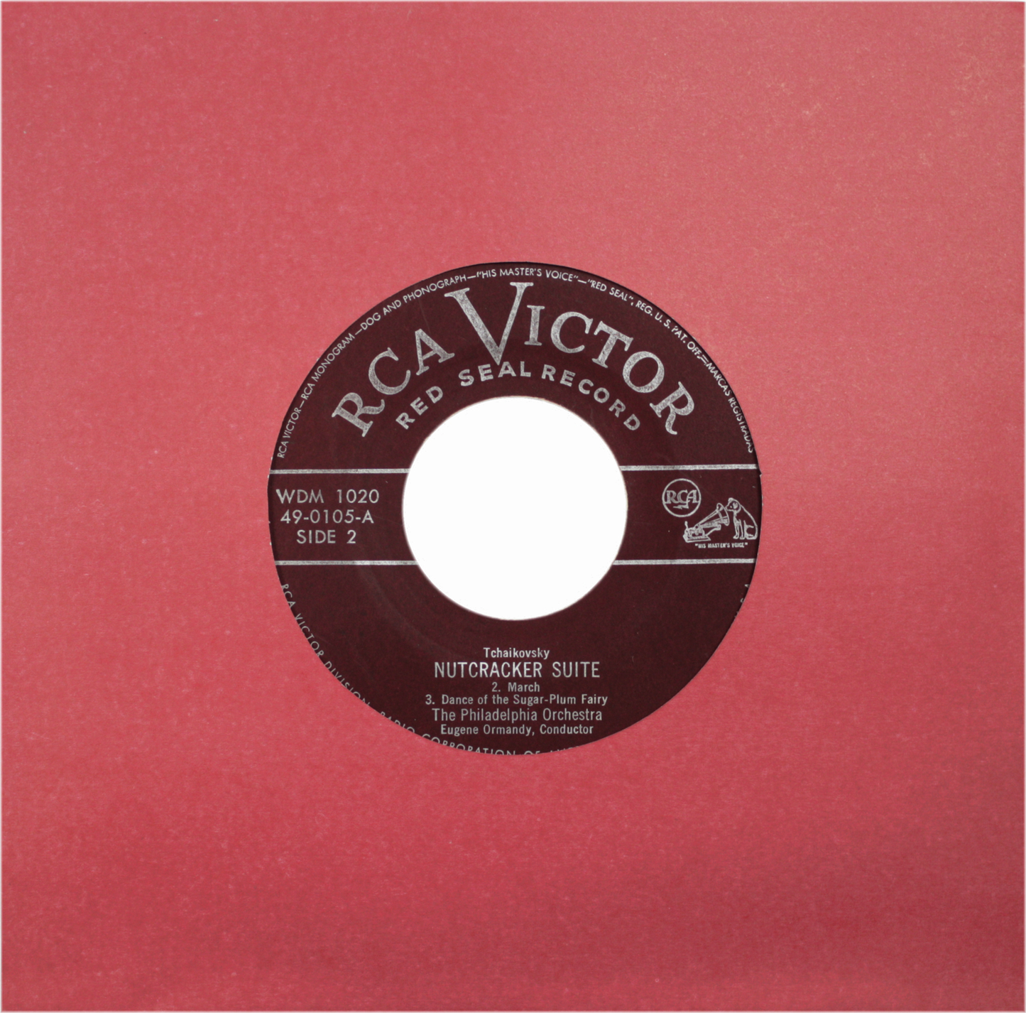Square Deal Recordings & Supplies - 7" Red Record Inner Sleeves - Super Heavyweight - W/ Hole