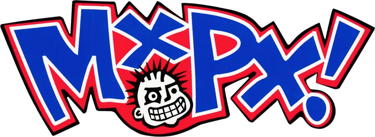 Square Deal Recordings & Supplies - Sticker - MxPx - Logo With Cartoon Face