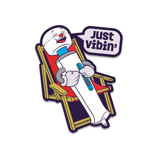 Wood Rocket Products - Fuck Buddies Just Vibin Enamel Pin, FBP-001